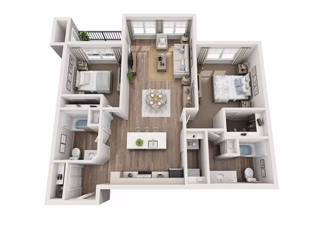 Stevens II S-206 floor plan